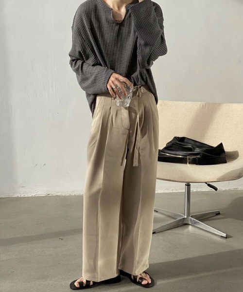 「Theater code」 長袖Tシャツ 3 グレー メンズ_画像8