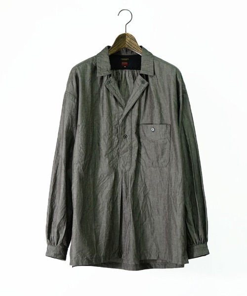 「EGO TRIPPING」 長袖シャツ 48 インディゴブルー メンズ_画像2