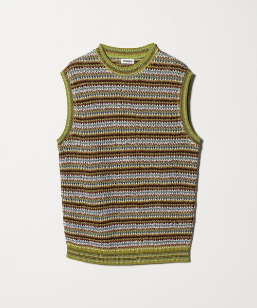 Coohem（コーヘン） ベスト ジレ SUKE BORDER VEST/ベスト メンズ