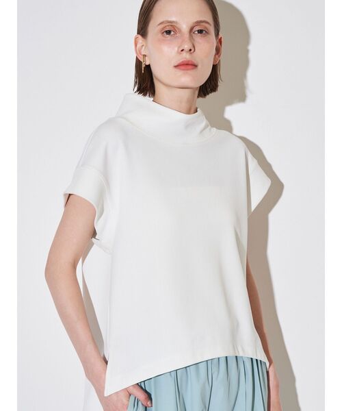 フラワー　　エレンディーク　カットソー ELENDEEK（エレンディーク） tシャツ オフネックカットソー レディース