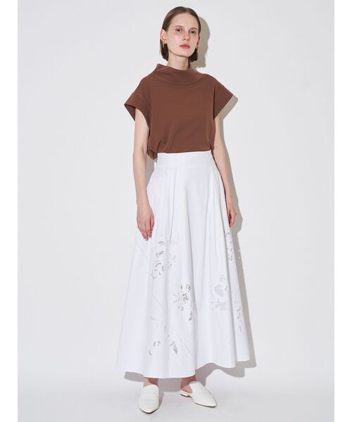 新品タグ付き　ELENDEEK　エレンディーク　オフネックカットソー　割引あり◎ ELENDEEK（エレンディーク） tシャツ 半袖 オフネックカットソー