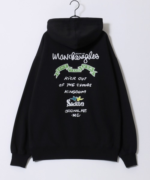 「Mark Gonzales」 プルオーバーパーカー X-LARGE ブラック系その他2 メンズ_画像3