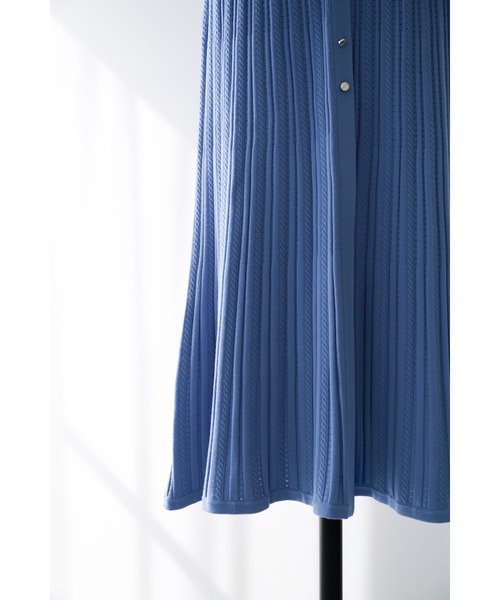 ワンピース Eyelet Polo Knit Dressの画像