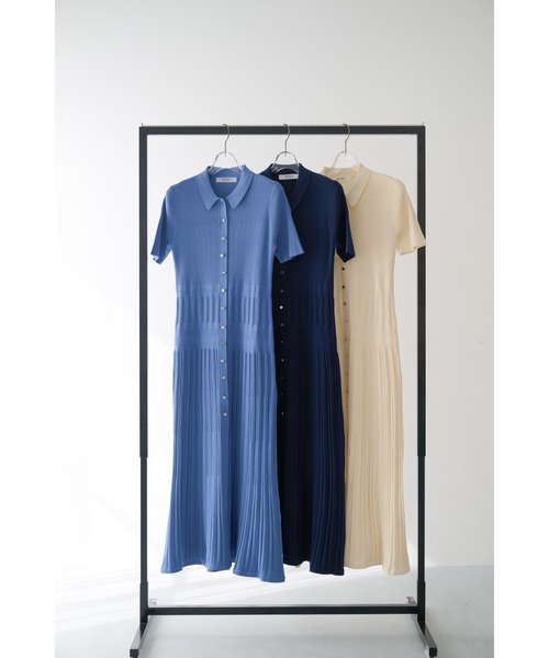 Her lip to ワンピース Eyelet Polo Knit Dress : ZOZOTOWN Yahoo!店