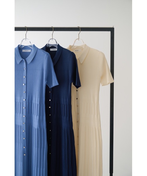 Her lip to ワンピース Eyelet Polo Knit Dress : ZOZOTOWN Yahoo!店