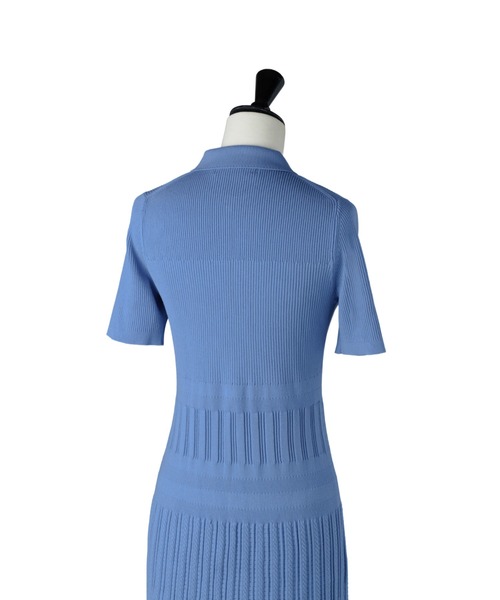 Her lip to ワンピース 半袖 Eyelet Polo Knit Dress : ZOZOTOWN Yahoo