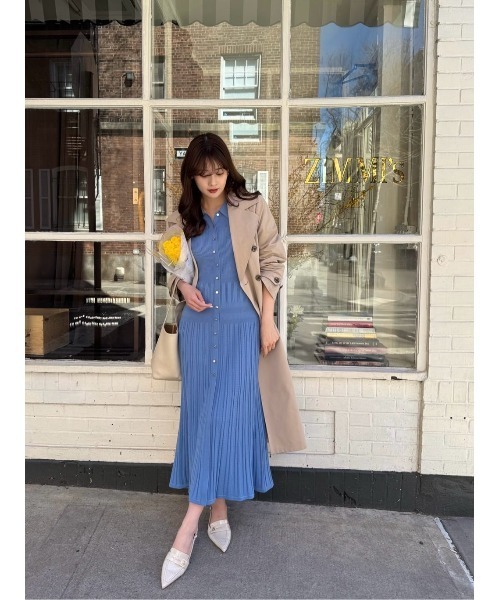 Her lip to ワンピース Eyelet Polo Knit Dress : ZOZOTOWN Yahoo!店