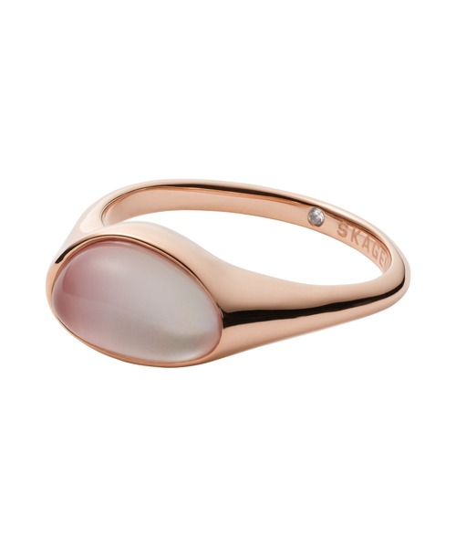 「SKAGEN」 リング 6.5 ピンクゴールド レディース_画像4