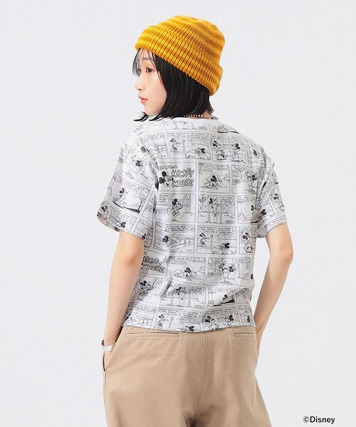 tシャツ 「別注」Champion / ミッキーマウス＆ミニーマウス / Tシャツ レディースの画像