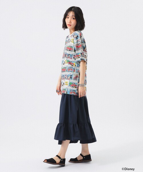tシャツ 「別注」Champion / ミッキーマウス＆ミニーマウス / Tシャツ レディースの画像