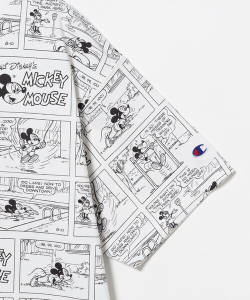 tシャツ 「別注」Champion / ミッキーマウス＆ミニーマウス / Tシャツ レディースの画像