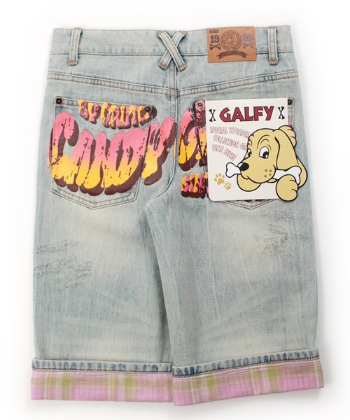 GALFY（ガルフィー） ハーフパンツ ジーンズ デニム デニムパンツ