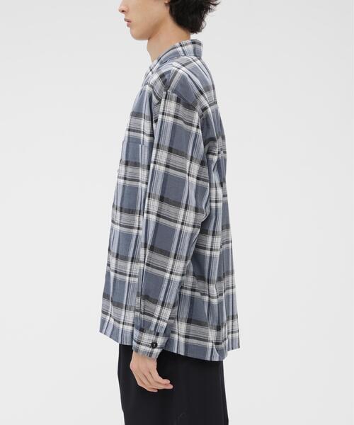 MHL.（エムエイチエル） シャツ TOP DYED COTTON POPLIN メンズ