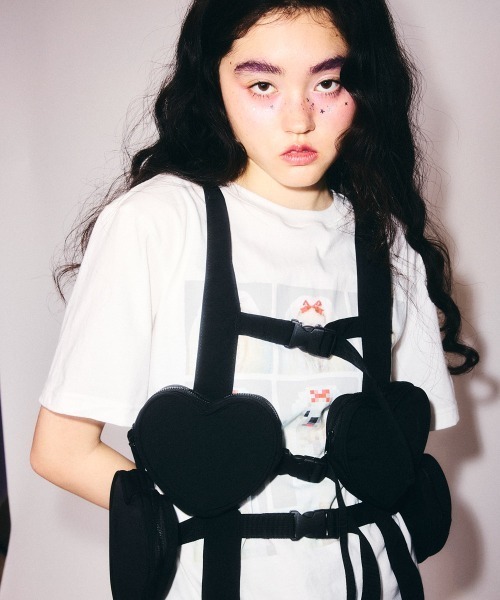 Candy stripper ハート バッグ y2k 地雷系 studs Candy Stripper（キャンディーストリッパー） ウエストポーチ ウエスト