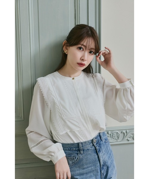 Her lip to 長袖ブラウス S ホワイト レディース : ZOZOTOWN Yahoo!店