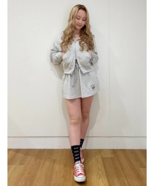 GAP（ギャップ） スカート フレンチテリー ハート GAPロゴ ミニ 
