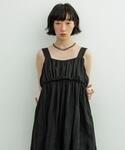 ワンピース クリンクルミニワンピースの詳細画像1