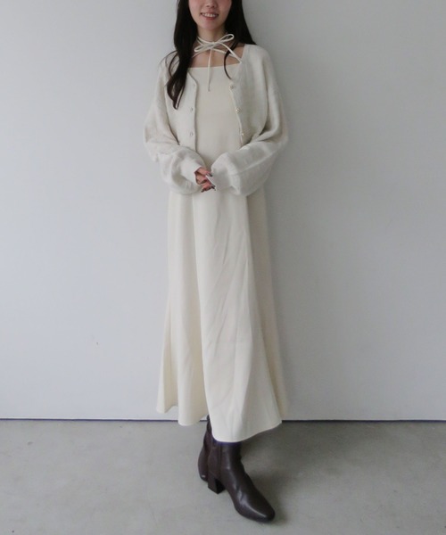「archives」 コンビワンピース MEDIUM モカ レディース_画像2