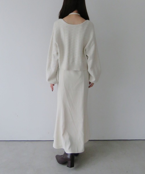 「archives」 コンビワンピース MEDIUM モカ レディース_画像5