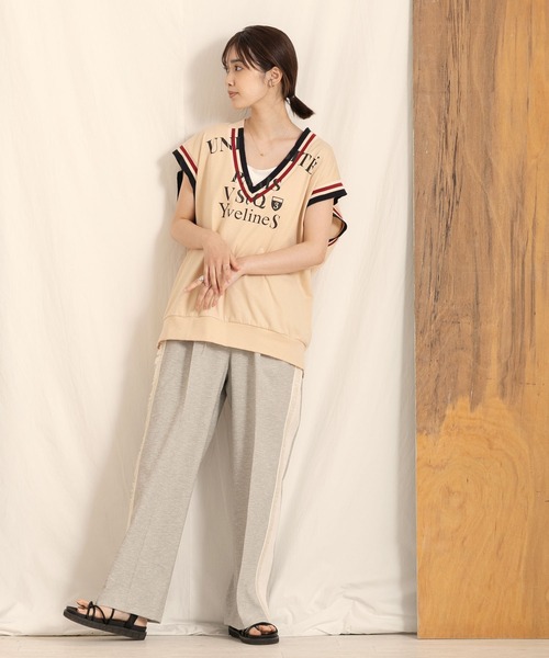 「blanc basque」 ノースリーブトップス 38 アイボリー レディース_画像2