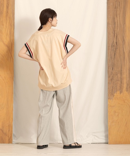 「blanc basque」 ノースリーブトップス 38 アイボリー レディース_画像4