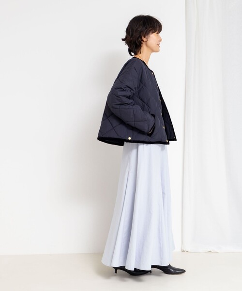 「NOLLEY'S」 フレアスカート 2 ボルドー レディース_画像7
