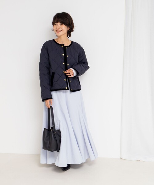 「NOLLEY'S」 フレアスカート 2 ボルドー レディース_画像9
