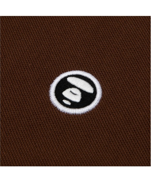 「AAPE BY A BATHING APE」 半袖ポロシャツ X-LARGE ブラック メンズ_画像9