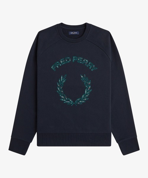 FRED PERRY（フレッドペリー） トレーナー スウェット Tartan Applique