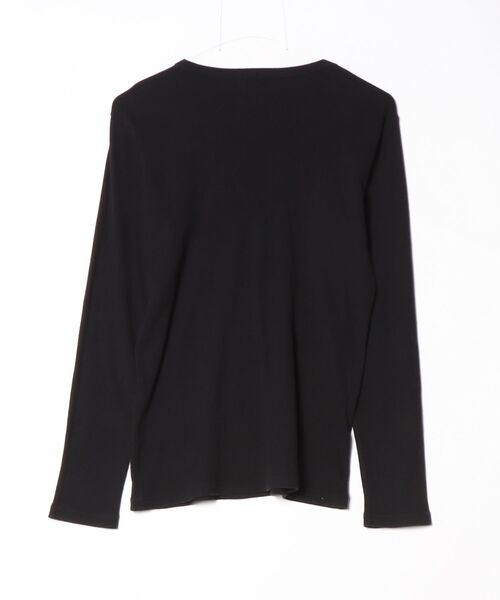 agnes b. homme 長袖カットソー ブラック T1 agnes b.（アニエスベー） 長袖Tシャツ T1 ブラック メンズ : ZOZOTOWN