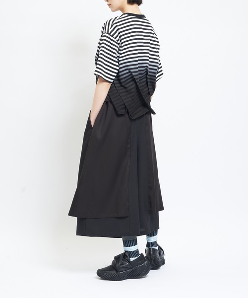 「gomme」 イージーパンツ MEDIUM ブラック レディース_画像5