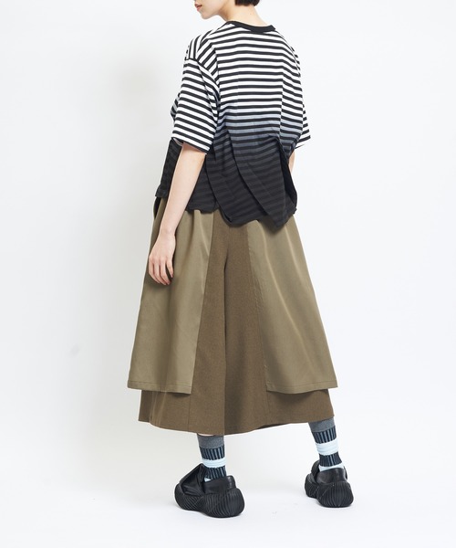 「gomme」 イージーパンツ MEDIUM ブラック レディース_画像8