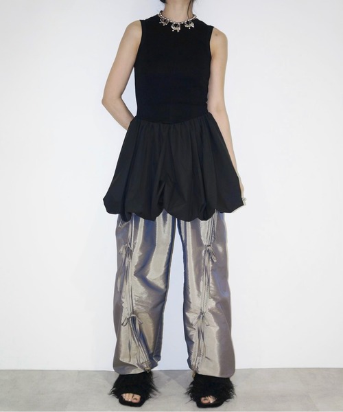 「musubore」 パンツ 1 ベージュ レディース_画像6