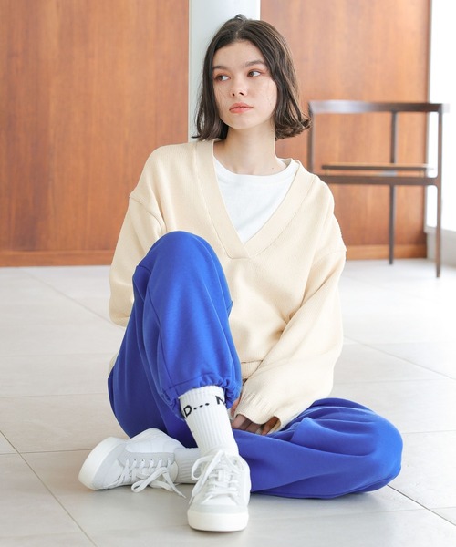 「POLO BCS」 スウェットパンツ LARGE ナチュラル レディース_画像5