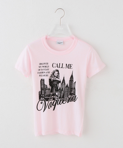 Vaquera 半袖 Tシャツ VAQUERA（ヴァケラ） tシャツ 半袖 VAQUERA / バケラ WOMEN CALL ME T