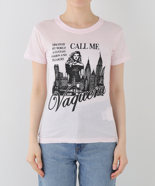 VAQUERA（ヴァケラ） tシャツ 半袖 VAQUERA / バケラ WOMEN CALL ME T
