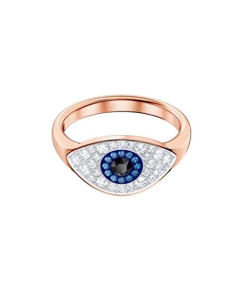 指輪 Swarovski Symbolic Evil Eye リング、サイズ: 10-12号、ローズ 