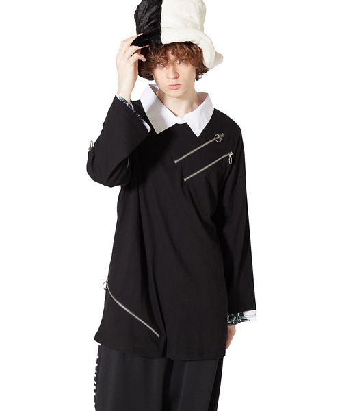 国産人気 tシャツ Tシャツ スパンキーリングジップシャツ襟カットソー -メガビッグ- ZOZOTOWN PayPayモール店 - 通販 - PayPayモール 驚きの破格値