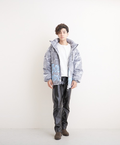 ダウン ダウンジャケット MARBLE DOWN JACKET