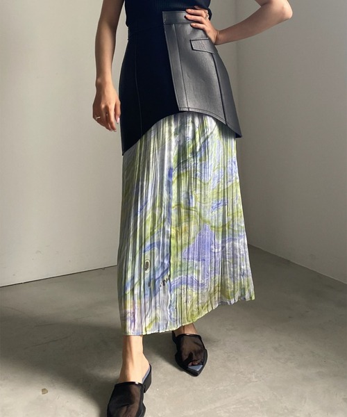 AMERI アメリ MEDI NARROW LINE SKIRT Ameri VINTAGE MEDI NARROW LINE  