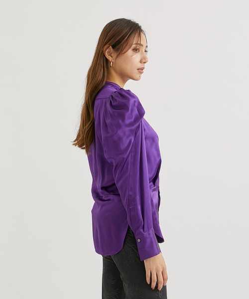 THE PERMANENT EYE シャツ ブラウス 「COATE/コート」Silk shirts 