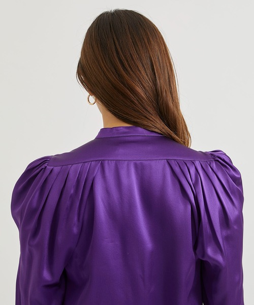 THE PERMANENT EYE シャツ ブラウス 「COATE/コート」Silk shirts 