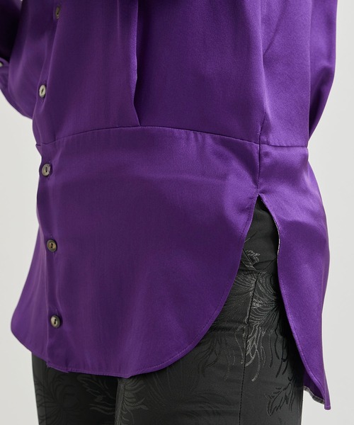 THE PERMANENT EYE シャツ ブラウス 「COATE/コート」Silk shirts 