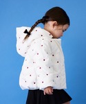 ブルゾン アウター 「リンク」ハート刺繍中わた...の詳細画像1