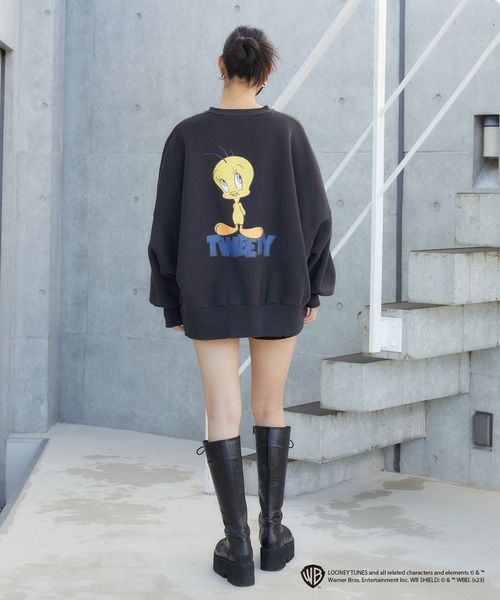 ENVYM トレーナー スウェット LOONEYTUNES×ENVYMコラボプル