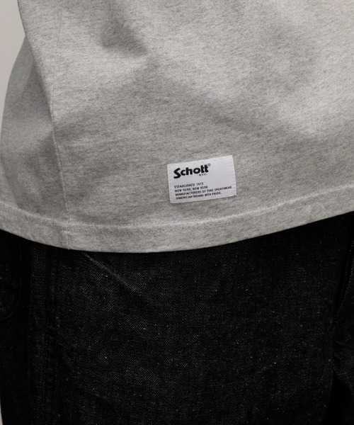 Schott N.Y.C（ショット） tシャツ Schott/ショット/HEATHER T-SHIRT
