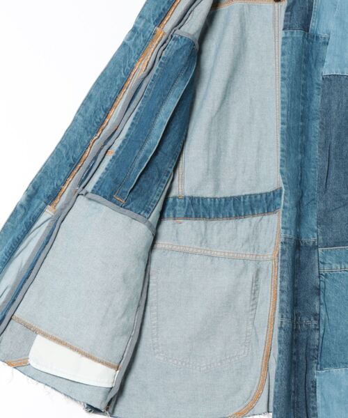 Desigual ポンチョ PATCH HERITAGE デニムポンチョ レディース