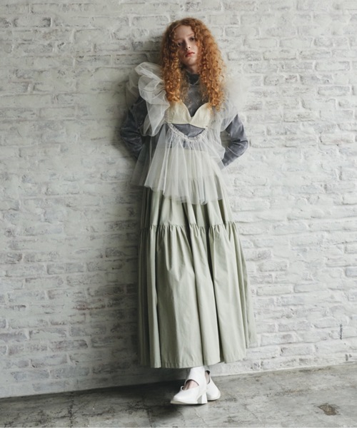 LA BELLE ETUDE（ラベルエチュード） スカート ボリュームマキシ