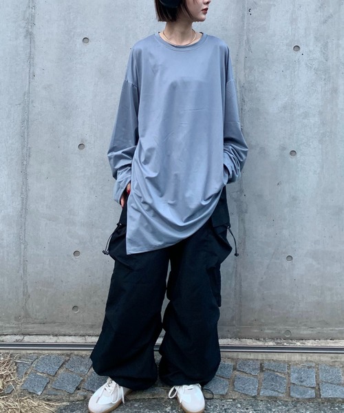 tシャツ サイドスリットオーバーサイズＴ レディース 楽天市場】【20％OFFクーポン対象商品!】Tシャツ レディース 五