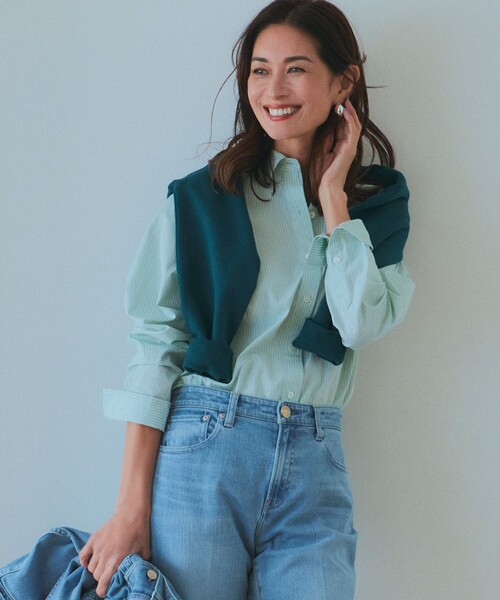 新品！大きいサイズ23区 CANCLINIベーシックシャツ(自由区ICB組曲) 新品！大きいサイズ23区 CANCLINIベーシックシャツ(自由区ICB
